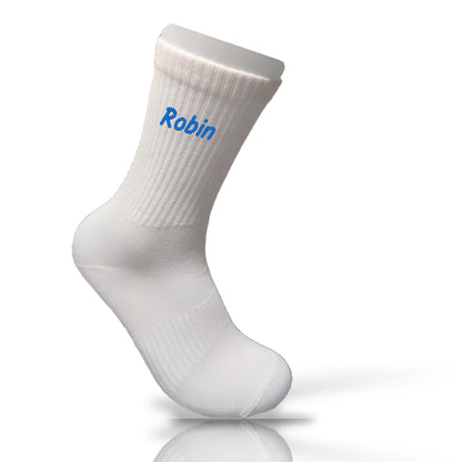 Bambus Sport-Socken mit Name bestickt